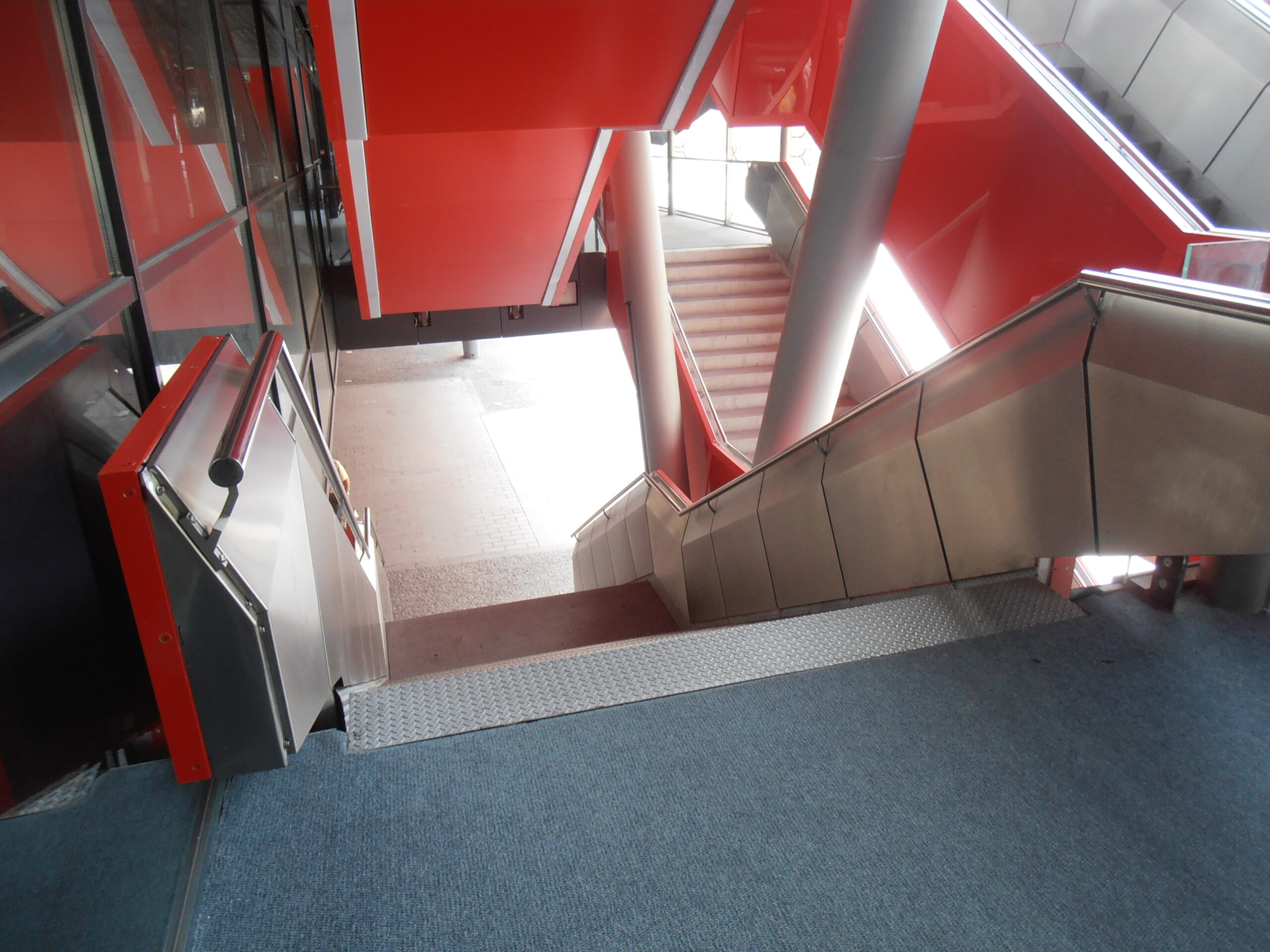 Automatic Lifting Stairs for the O. Nepela Winter Stadium