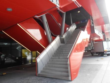 Automatic Lifting Stairs for the O. Nepela Winter Stadium